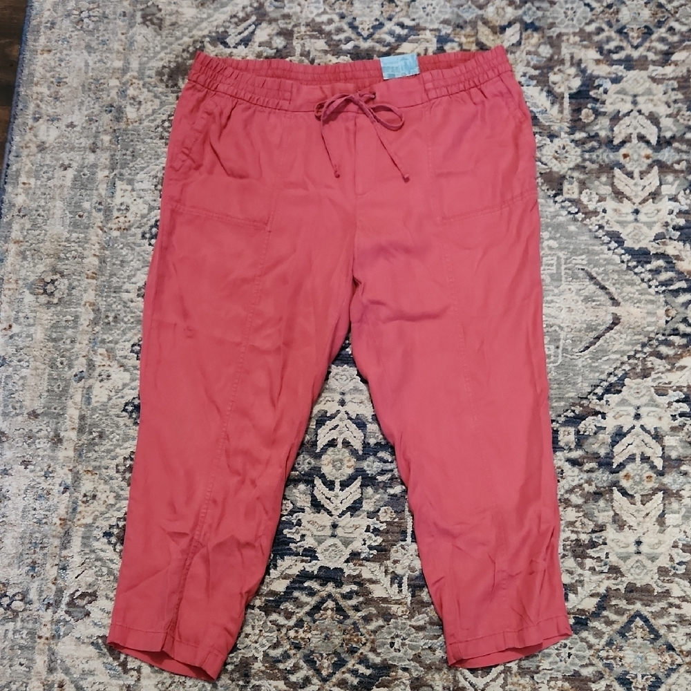 Old Navy Pink Elastic Waist Pants